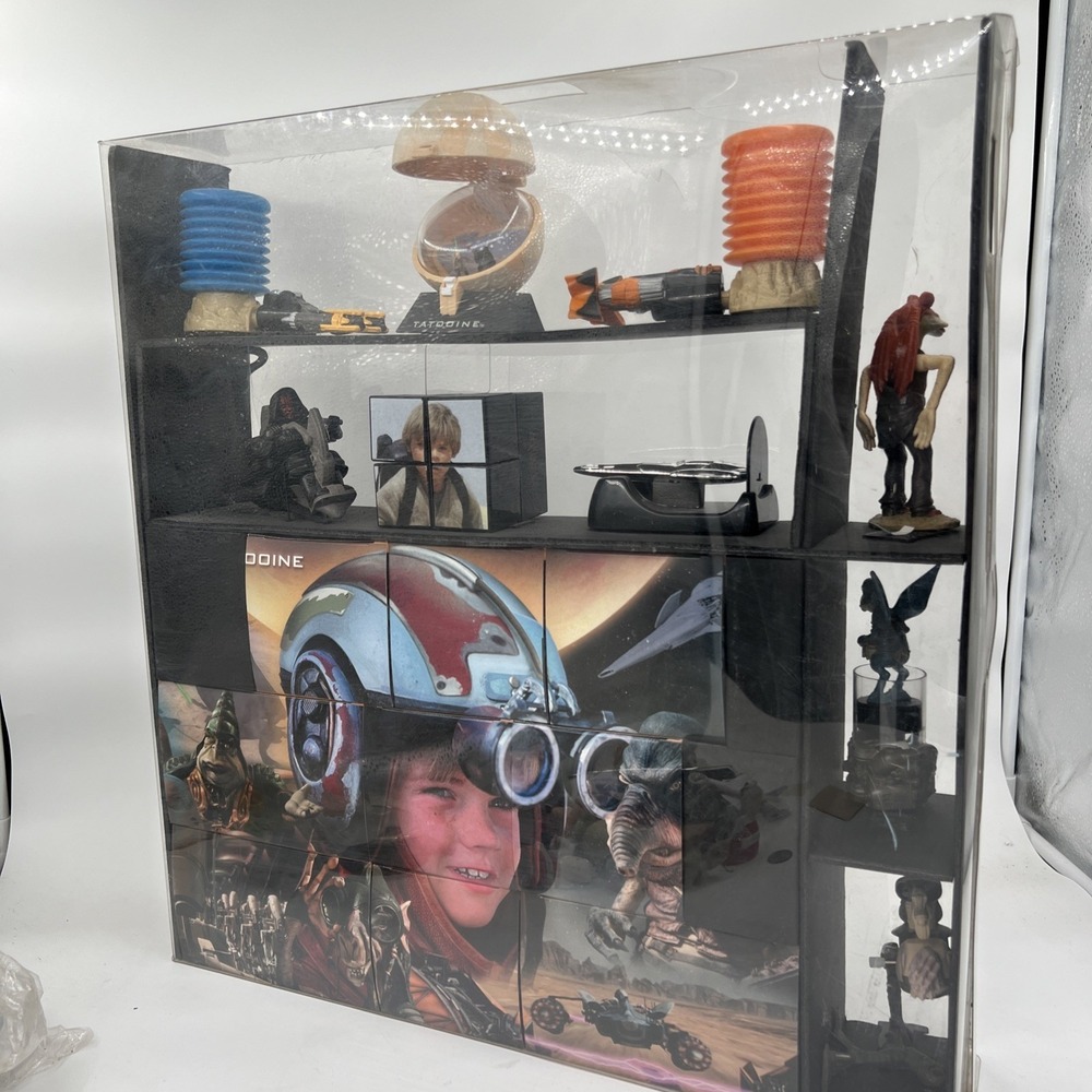 Rare Star Wars 1999Pizza Hut Taco Bell Store Counter Toy Display Unopened